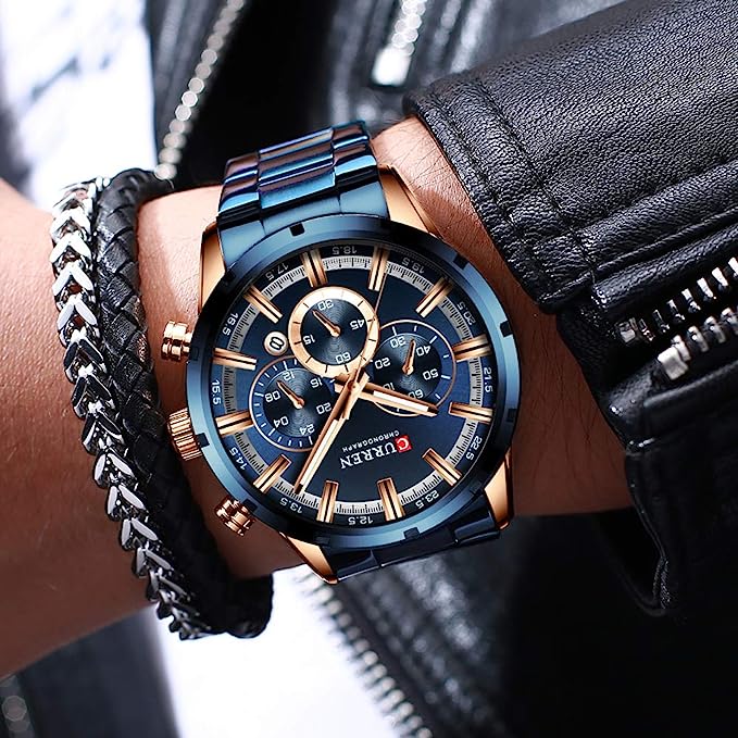 CURREN – C355 Blue Gold Edition