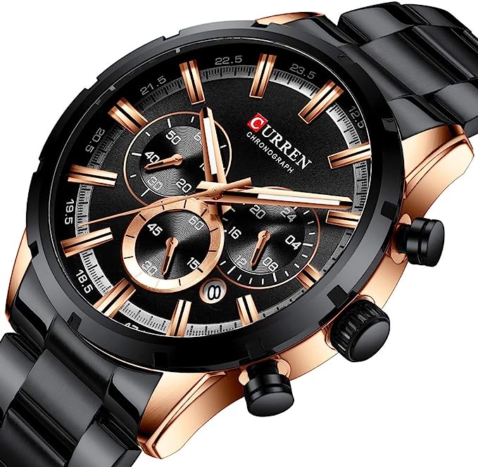 CURREN - C355 Black & Gold Edition