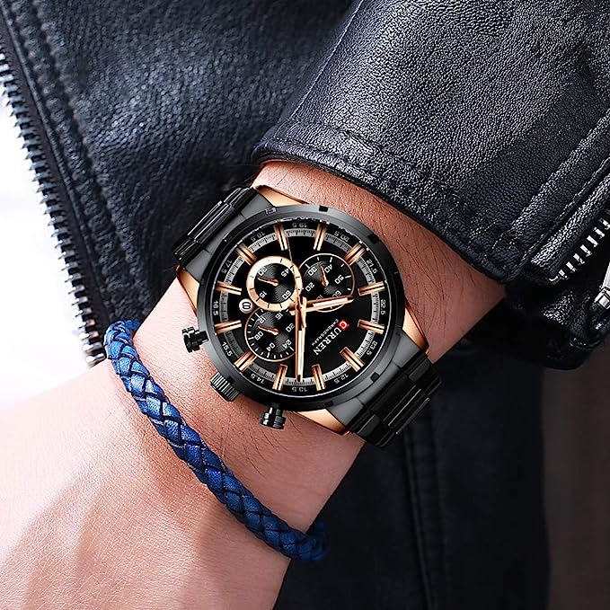 CURREN - C355 Black & Gold Edition