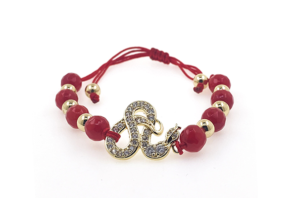 Bracelet De Luxe - Red Precious Stones