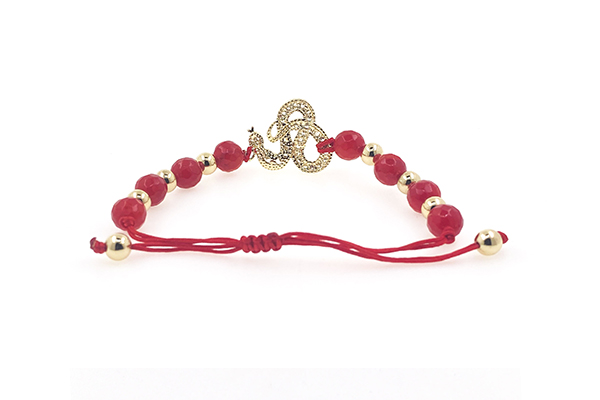 Bracelet De Luxe - Red Precious Stones