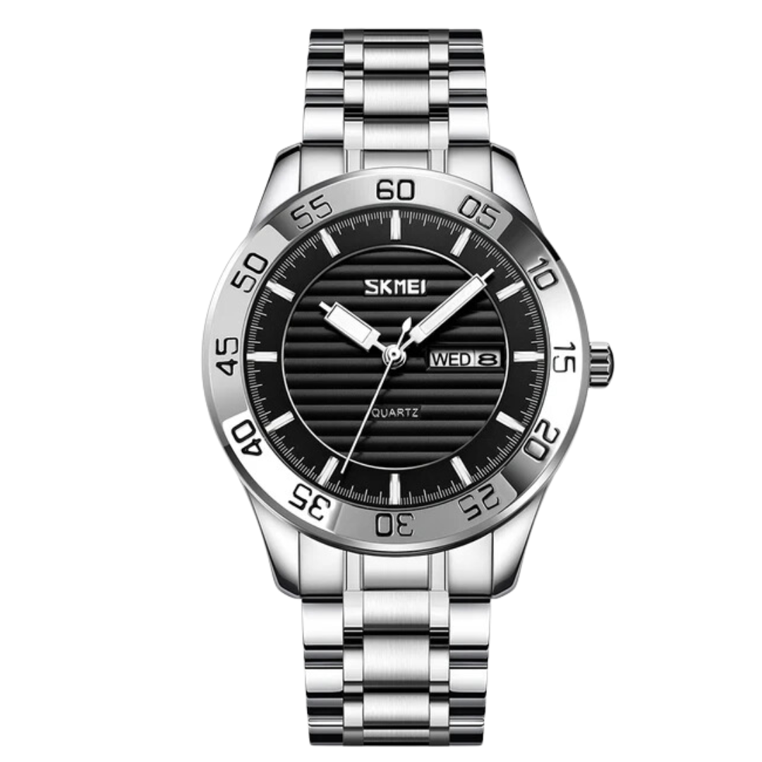 SKMEI - S92 Silver Black Edition