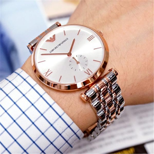 Emporio Armani - Silver Dial Two-tone AR1677