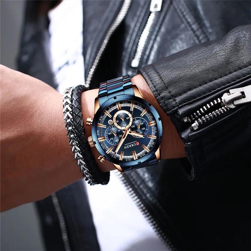 CURREN - M55 Gold Blue Edition