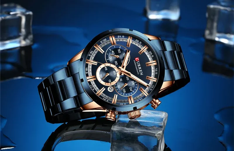 CURREN - M55 Gold Blue Edition